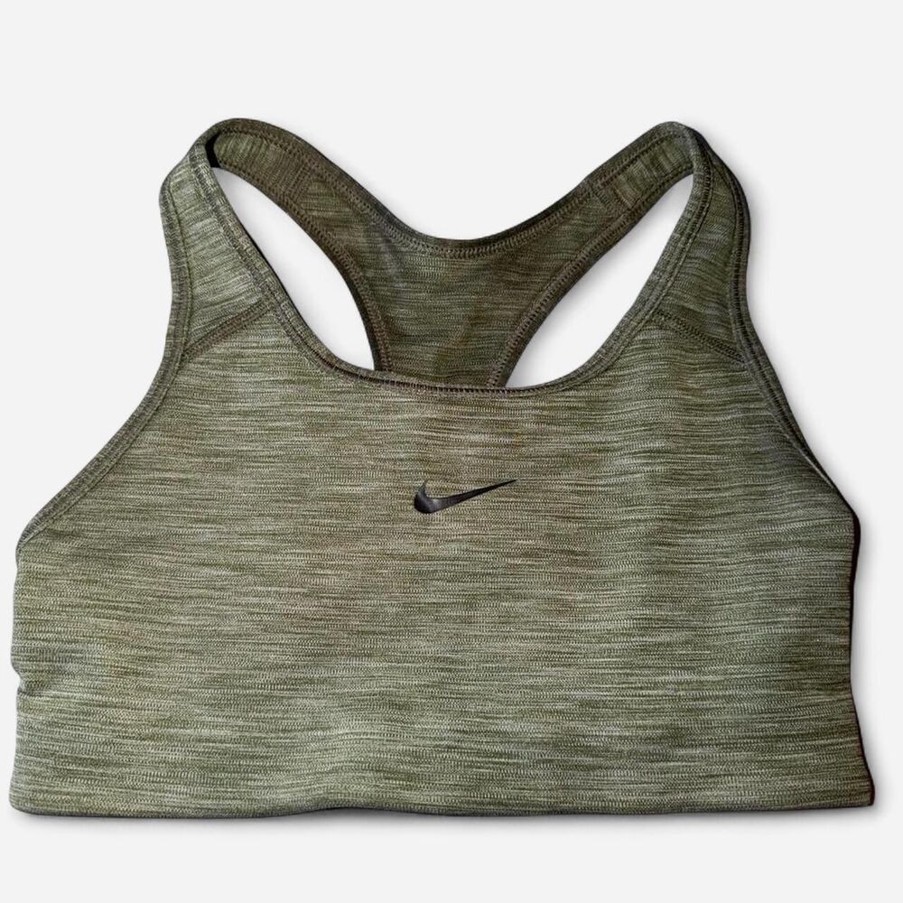 Nike Women's Green and Khaki Bra